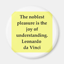 leonardo da vinci quote fridge magnets