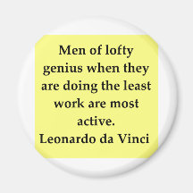 leonardo da vinci quote magnets