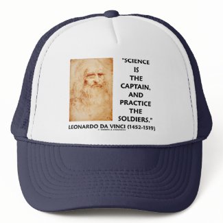 Leonardo da Vinci Science Captain Practice Soldier hat