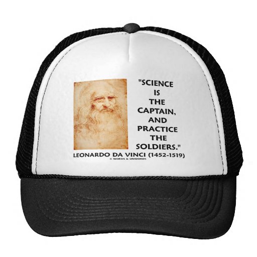 Leonardo da Vinci Science Captain Practice Soldier Mesh Hat