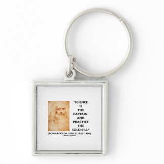 Leonardo da Vinci Science Captain Practice Soldier keychain