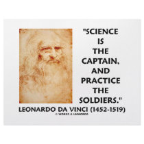 Leonardo da Vinci Science Captain Practice Soldier letterhead