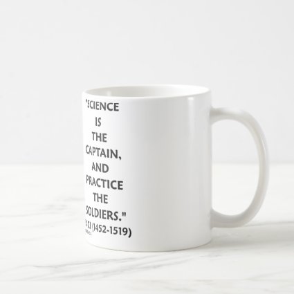 Leonardo da Vinci Science Captain Practice Soldier Mug