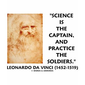Leonardo da Vinci Science Captain Practice Soldier shirt