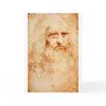 Leonardo Da Vinci Self-Portrait circa 1510-1515 cards