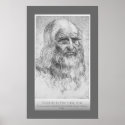 Leonardo Da Vinci - Self Portrait posters