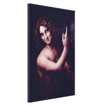 Leonardo da Vinci - St John the Baptist Canvas Prints