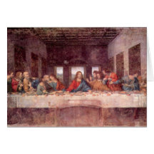 Leonardo da Vinci - The Last Supper Card