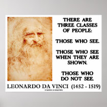 Leonardo da Vinci Three Classes Of People See Print