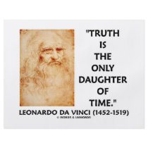 Leonardo da Vinci Truth Is The Only Daughter Time flyers