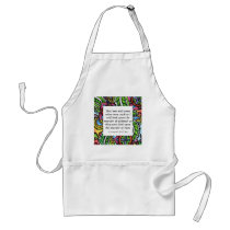 Leonardo Da Vinci vegetarian quote Aprons