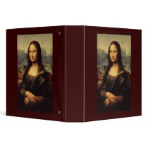Leonardo da Vinci's Mona Lisa Vinyl Binders