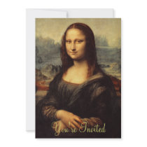 Leonardo da Vinci's Mona Lisa Personalized Announcements