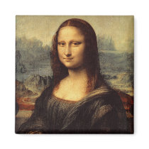 Leonardo da Vinci's Mona Lisa Refrigerator Magnet