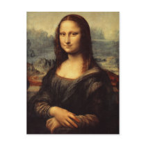 Leonardo da Vinci's Mona Lisa Postcard