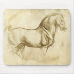 Leonardo DaVinci Horse Mousepads