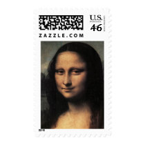 Leonardo DaVinci - Mona Lisa postage