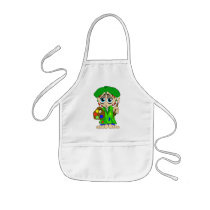 Leonardo the Lil Painter aprons by cimmerrian Leonardo the Lil Painter aprons