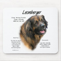 Leonberger History Design Mouse Pad