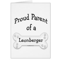 Leonberger Proud Parent Card