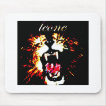 Leone Mouse Pad mousepads by jhernandezviva Leone Mouse Pad mousepads