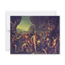 Leonidas At Thermopylae By David Jacques-Louis (Be Personalized Invitation