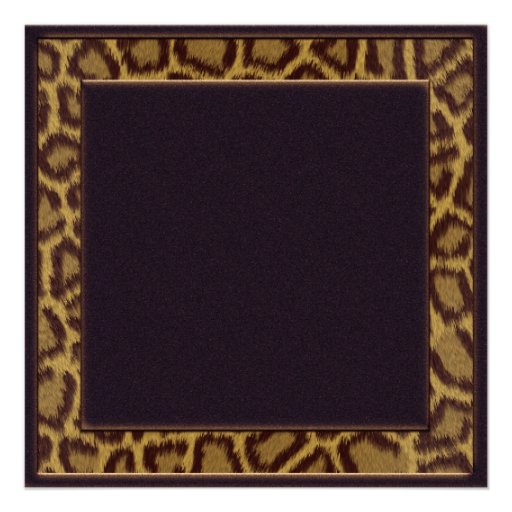 Leopard 30th Birthday Party Invitations