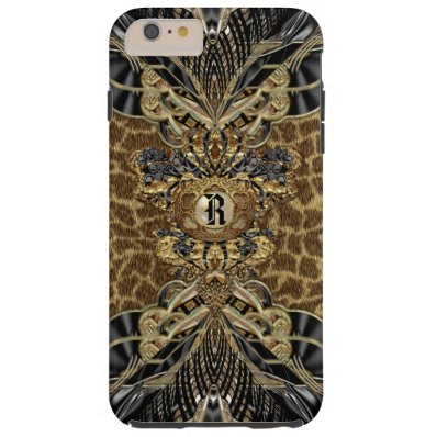 Leopard 6/6s Wild Side Elegant Monogram Plus Tough iPhone 6 Plus Case