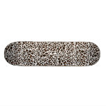 Leopard Animal Print Custom Skateboard