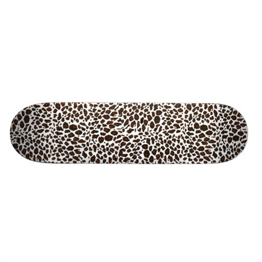Leopard Animal Print Custom Skateboard
