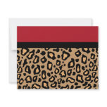 Leopard Animal Print Invitations
