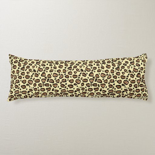 Leopard Animal Print Pattern Body Pillow Zazzle