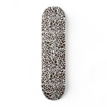 Leopard Animal Print Custom Skateboard