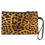 Leopard Animal Print Wristlet Clutch