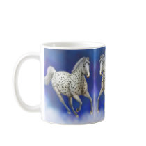 Leopard Appaloosa Horse in Clouds Coffee Mugs