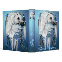 Leopard Appy and Dreamcatcher Vinyl Binders