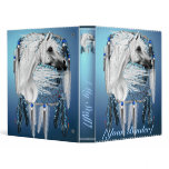 Leopard Appy and Dreamcatcher Vinyl Binder