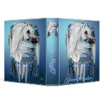 Leopard Appy and Dreamcatcher Vinyl Binder