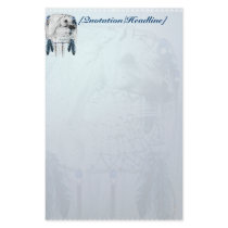 Leopard Appy and Dreamcatcher Stationery Design