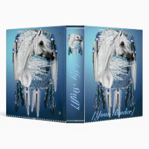 Leopard Appy and Dreamcatcher Vinyl Binders