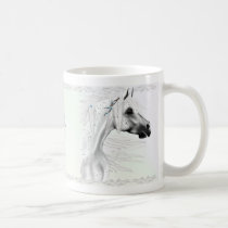 Leopard Appy and White Feathers Mug mugs