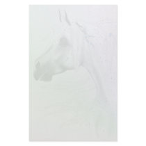 Leopard Appy and White Feathers Stationary Customized Stationery