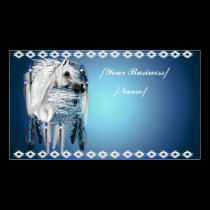 Leopard Appy Dream Catcher Business Card business cards