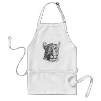 Leopard aprons