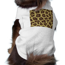 Leopard Background Dog Tee