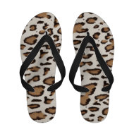 Leopard Beige Black Animal Print Sandals