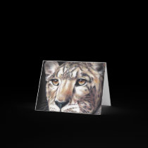 Leopard  Blank Note Card