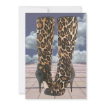 Leopard Boots with Ankle Straps invitations