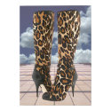 Leopard Boots with Ankle Straps posters by ElainePlesser Leopard Boots with Ankle Straps posters