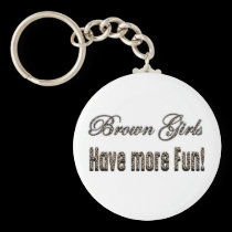 Leopard Brown Girls Keychain